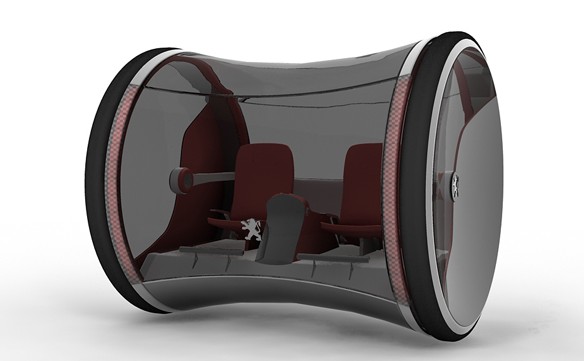 Peugot ozone car Inside